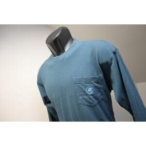 Southern Proper Front Pocket Tee Shirt Dog Long Sleeve Mens Size Small